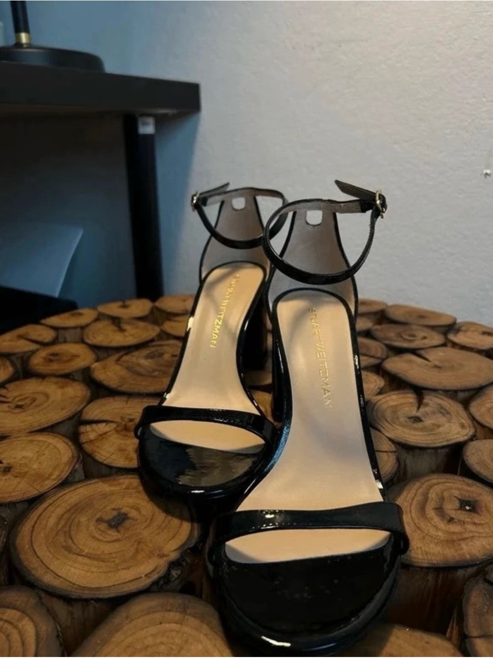 Stuart Weitzman Nudist Block Heel
